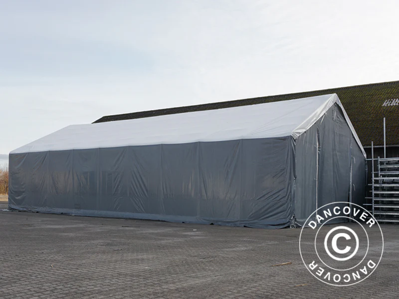Telthal Titanium 7x14x2,5x4,2m, Hvid/Grå - Image 2