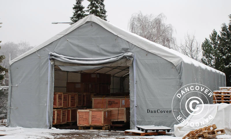 Telthal Titanium 7x14x2,5x4,2m, Hvid/Grå - Image 22
