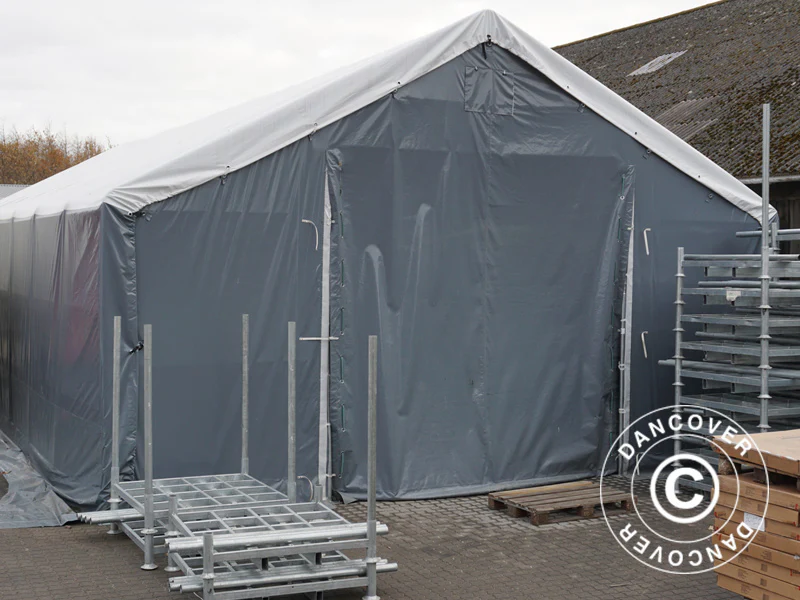 Telthal Titanium 7x14x2,5x4,2m, Hvid/Grå - Image 8