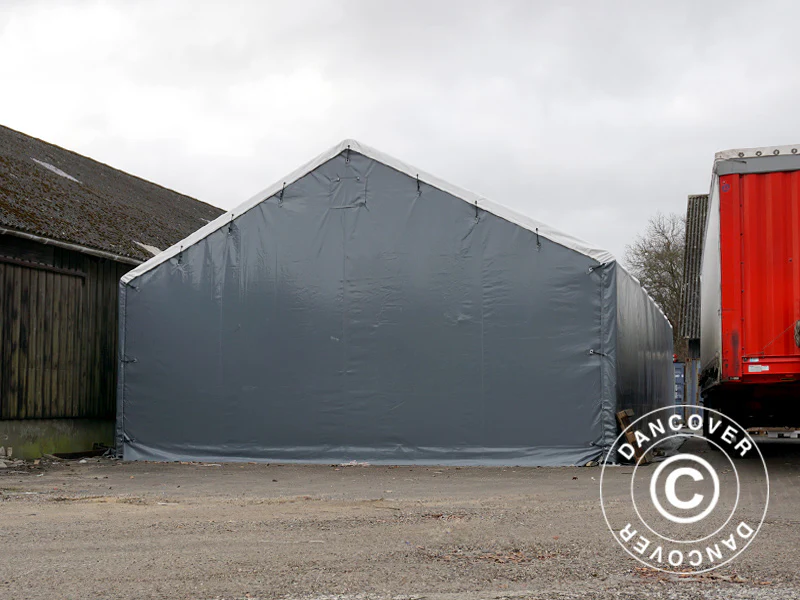 Telthal Titanium 7x14x2,5x4,2m, Hvid/Grå - Image 9