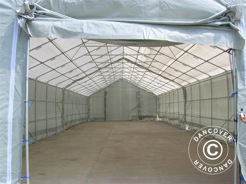 Telthal Titanium 8x18x3x5m, Hvid/Grå - Image 23