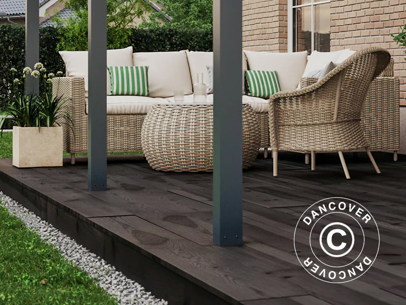 Terrasseoverdækning Easy m/glastag, 3x4m, Antracit - Image 5