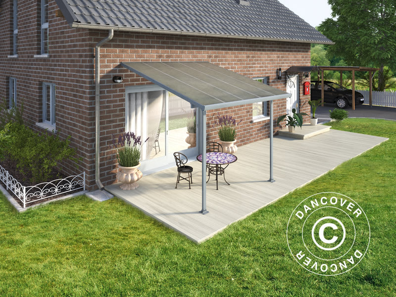 Terrasseoverdækning Feria, Palram/Canopia, 3x3,05m, Grå - Image 2
