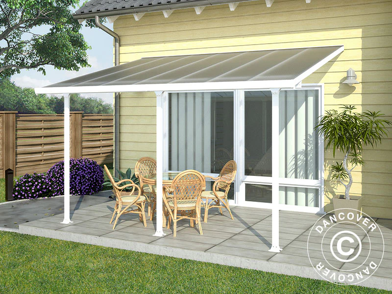 Terrasseoverdækning Feria, Palram/Canopia, 3x4,25m, Hvid - Image 3