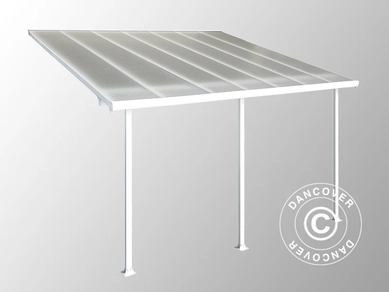 Terrasseoverdækning Feria, Palram/Canopia, 3x4,25m, Hvid - Image 6