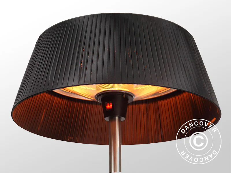 Terrassevarmer IKEMA, fritstående med halogen, 2000W, Sort - Image 2