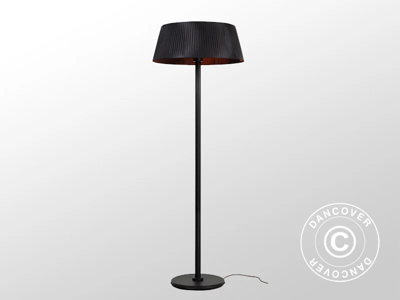 Terrassevarmer IKEMA, fritstående med halogen, 2000W, Sort - Image 5