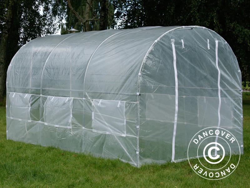 Polytunnel Drivhus 2x4,5x2m, 9m², Transparent - Image 5