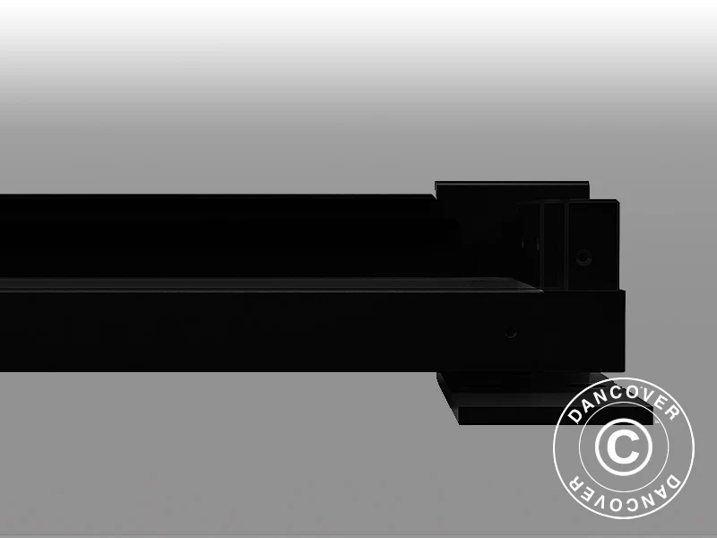 Vægbeslag til pergola pavillon San Pablo Alu+, 3x5,8m og 4x5,8m, Sort, 3 stk. - Image 4